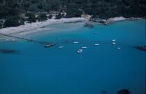 Plage du Sud Est Corse . © Philip Plisson / Plisson La Trinité / AA05640 - Nos reportages photos - Sable
