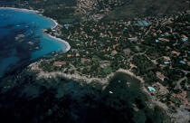 Paysage Corse. © Philip Plisson / Plisson La Trinité / AA05645 - Nos reportages photos - Vue aérienne
