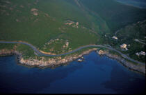 Cap corse. © Philip Plisson / Plisson La Trinité / AA05671 - Nos reportages photos - Vue aérienne