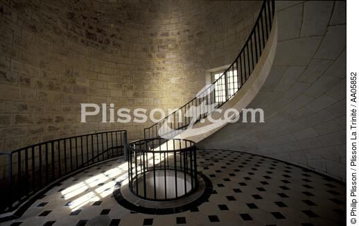 L'escalier de Cordouan. - © Philip Plisson / Plisson La Trinité / AA05852 - Nos reportages photos - Escalier