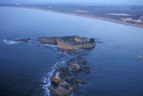 Fort-Bloqué, près de Lorient. © Philip Plisson / Plisson La Trinité / AA05947 - Nos reportages photos - Ville [56]