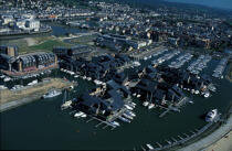 Le port de plaisance de Deauville. © Philip Plisson / Plisson La Trinité / AA05983 - Photo Galleries - Aerial shot