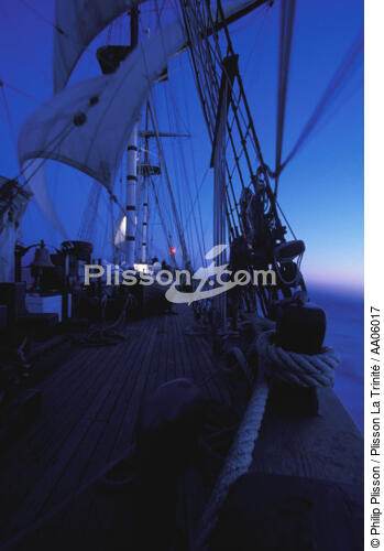A bord du HMS Rose. - © Philip Plisson / Plisson La Trinité / AA06017 - Photo Galleries - Three-masted frigate