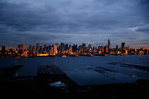 Manhattan, quartier new-yorkais et l'Hudson River. © Philip Plisson / Plisson La Trinité / AA06042 - Nos reportages photos - Immeuble