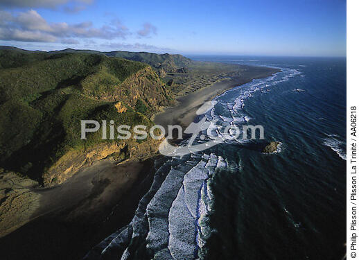 Côte en Nouvelle-Zélande. - © Philip Plisson / Plisson La Trinité / AA06218 - Photo Galleries - New Zealand