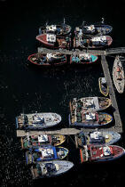 Bateaux de pêche au port à Port-Louis. © Guillaume Plisson / Plisson La Trinité / AA06258 - Nos reportages photos - Ponton