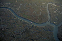 La rivière du Lety près de Bénodet. © Philip Plisson / Plisson La Trinité / AA06433 - Nos reportages photos - Letty [Le]