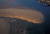Banc de sable sur la Laïta. © Philip Plisson / Plisson La Trinité / AA06457 - Nos reportages photos - Sable