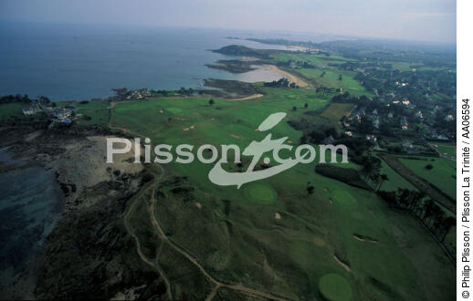 Le golf de Dinard. - © Philip Plisson / Plisson La Trinité / AA06594 - Photo Galleries - Philip Plisson