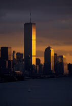 Couché de soleil sur Manhattan. © Philip Plisson / Plisson La Trinité / AA06607 - Photo Galleries - Urban