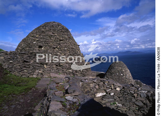 Skellig Michael en Irlande. - © Philip Plisson / Plisson La Trinité / AA06638 - Nos reportages photos - Skellig