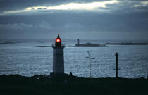 Le phare de Penfret sur l'archipel des Glénan. © Philip Plisson / Plisson La Trinité / AA06742 - Photo Galleries - Lighthouse [29]