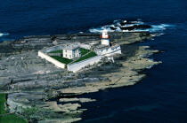 Valencia Island Lighthouse. © Philip Plisson / Plisson La Trinité / AA06881 - Photo Galleries - Ireland, the green island