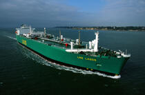 Le LNG Lagos, chimiquier. © Philip Plisson / Plisson La Trinité / AA06944 - Photo Galleries - Tanker carrying chemicals
