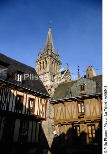 Vannes. - © Philip Plisson / Plisson La Trinité / AA06946 - Photo Galleries - Cathedral