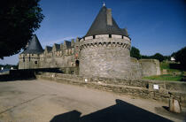 Château des Rohan à Pontivy. © Philip Plisson / Plisson La Trinité / AA06968 - Nos reportages photos - Château