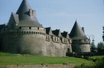 Le château des Rohan. © Philip Plisson / Plisson La Trinité / AA06969 - Nos reportages photos - Château