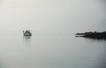 Pêche au petit matin en Rance. © Philip Plisson / Plisson La Trinité / AA07038 - Photo Galleries - Rance [The]