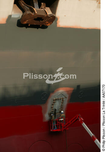 Shipbuilding. - © Philip Plisson / Plisson La Trinité / AA07170 - Photo Galleries - Queen Mary II, Birth of a Legend