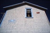 Maison en bois au pays du homard. © Philip Plisson / Plisson La Trinité / AA07243 - Photo Galleries - Madeleine Islands [The]