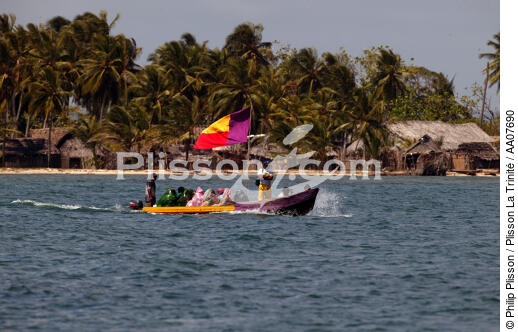 L'Archipel des San-Blas au large des côtes du Panama - © Philip Plisson / Plisson La Trinité / AA07690 - Nos reportages photos - San-Blas