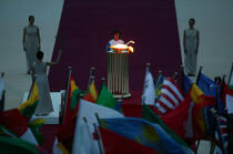 Arrivée de la flamme olympique à Athènes. © Philip Plisson / Plisson La Trinité / AA07871 - Photo Galleries - Spectacle