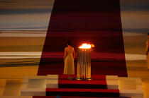 La flamme olympique. © Philip Plisson / Plisson La Trinité / AA07874 - Photo Galleries - Leisure