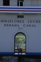 Ecluse sur le canal de Panama. © Philip Plisson / Plisson La Trinité / AA07917 - Photo Galleries - Lock