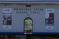 Ecluse sur le canal de Panama. © Philip Plisson / Plisson La Trinité / AA07918 - Nos reportages photos - Canal