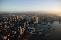 Panama City. © Philip Plisson / Plisson La Trinité / AA08010 - Nos reportages photos - Gratte-ciel