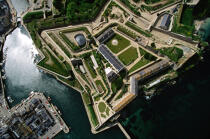 La citadelle Vauban à Belle-Ile. © Philip Plisson / Plisson La Trinité / AA08073 - Nos reportages photos - Citadelle