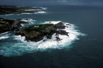 Le phare de Ribadeo en Galice. © Philip Plisson / Plisson La Trinité / AA08241 - Nos reportages photos - Pays étranger