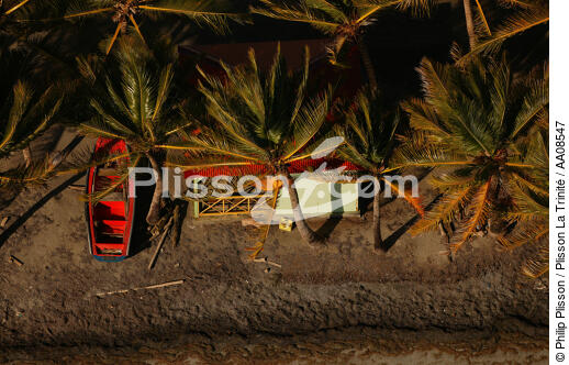 Plage en Martinique. - © Philip Plisson / Plisson La Trinité / AA08547 - Photo Galleries - Skiff