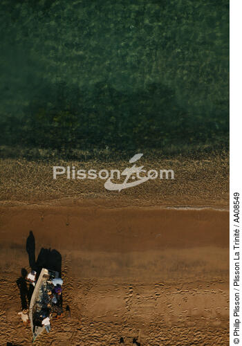 Pêcheur déchargeant le poisson. - © Philip Plisson / Plisson La Trinité / AA08549 - Nos reportages photos - Pêcheur