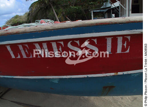 Bateau de pêche. - © Philip Plisson / Plisson La Trinité / AA08563 - Nos reportages photos - Martinique [la]