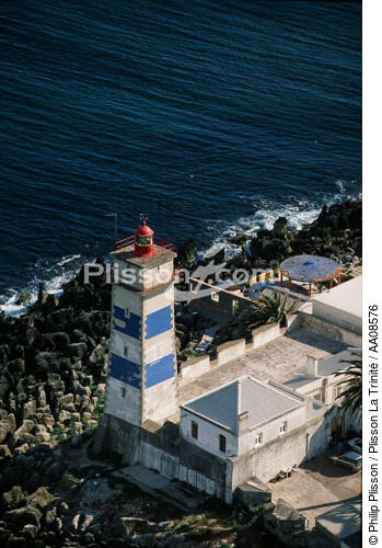 Le phare de Santa Marta au Portugal. - © Philip Plisson / Plisson La Trinité / AA08576 - Nos reportages photos - Santa Marta
