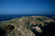 Le phare de Berlenga au Portugal. © Philip Plisson / Plisson La Trinité / AA08579 - Photo Galleries - Island [Por]