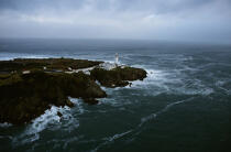 Le phare de Fanad Head en Irlande. © Philip Plisson / Plisson La Trinité / AA08589 - Nos reportages photos - Couleur