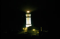 Le phare de Cabo Mayor en Espagne. © Philip Plisson / Plisson La Trinité / AA08598 - Nos reportages photos - Phare [Cantabrique]