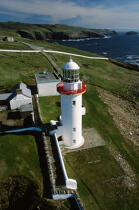 Le phare d'Arranmore en Irlande. © Philip Plisson / Plisson La Trinité / AA08604 - Nos reportages photos - Arranmore