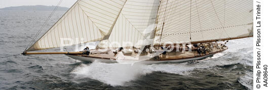 Mariquita pendant les Voiles de St Tropez 2004. - © Philip Plisson / Plisson La Trinité / AA08640 - Photo Galleries - J Class yacht