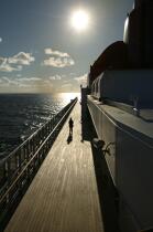 A bord du Queen Mary II. © Philip Plisson / Plisson La Trinité / AA08705 - Nos reportages photos - La Grande Croisière