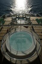A bord du Queen Mary II. © Philip Plisson / Plisson La Trinité / AA08706 - Nos reportages photos - La Grande Croisière
