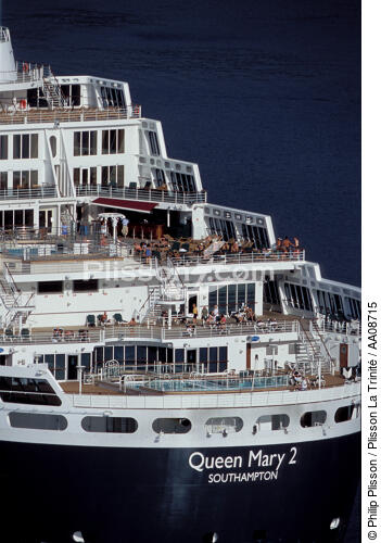 Le Queen Mary II. - © Philip Plisson / Plisson La Trinité / AA08715 - Photo Galleries - Big Cruises