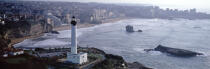 Biarritz. © Philip Plisson / Plisson La Trinité / AA08728 - Photo Galleries - Pointe Saint-Martin [lighthouse]