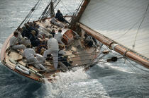 Mariquita pendant les Voiles de St Tropez 2004. © Philip Plisson / Plisson La Trinité / AA08741 - Photo Galleries - J Class yacht