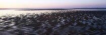 La plage du Men Du à marée basse. © Philip Plisson / Plisson La Trinité / AA08840 - Nos reportages photos - Ville [56]