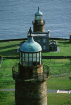 Lighthouses on the Isle of Man. © Philip Plisson / Plisson La Trinité / AA08929 - Photo Galleries - Man [The Isle of]