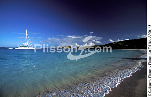 Catamaran de croisière au mouillage aux Antilles. - © Guillaume Plisson / Plisson La Trinité / AA09148 - Nos reportages photos - Antilles [Les]