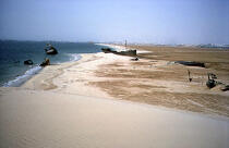 La mer se retire des côtes de Mauritanie. © Philip Plisson / Plisson La Trinité / AA09169 - Nos reportages photos - Auteur